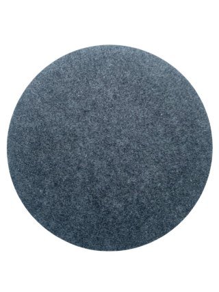 Podkładka filcowa na stół Koło fi 38cm - szara, dekoracyjna, odporna na ciepło, Bertoni