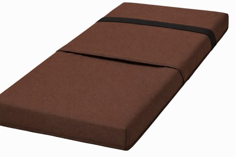 Poduszka wodoodporna na krzesło z oparciem TIP 80x40 cm BRĄZOWY